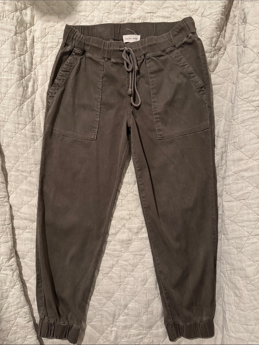 Bella Dahl Men's Jogger Pants in Charcoal Gray